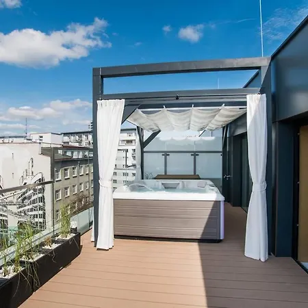 Luksusowy Penthouse Z Jacuzzi I Widokiem Na Morze Апартаменты Гдыня